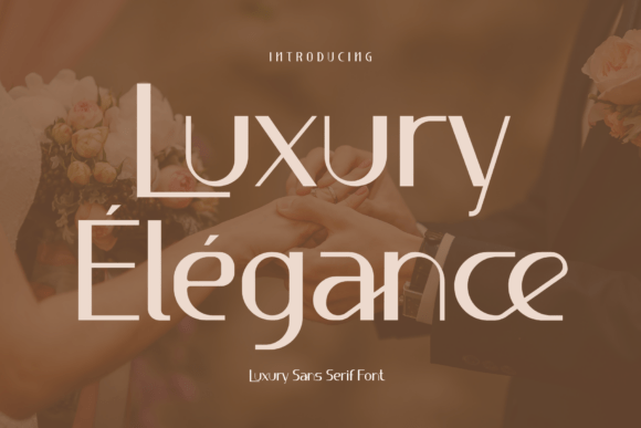 Luxury Élégance: A Refined Sans Serif Font for Editorial Design